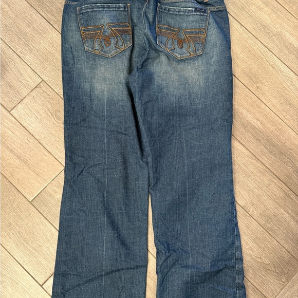 Seven7 Premium Blue Bootcut Jeans - Picture 2 of 3